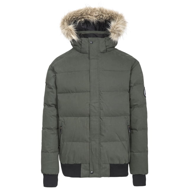 Trespass - Chaqueta Acolchada de Plumón Calgary DLX para Hombre (Oliva) Trespass UTTP4282_P