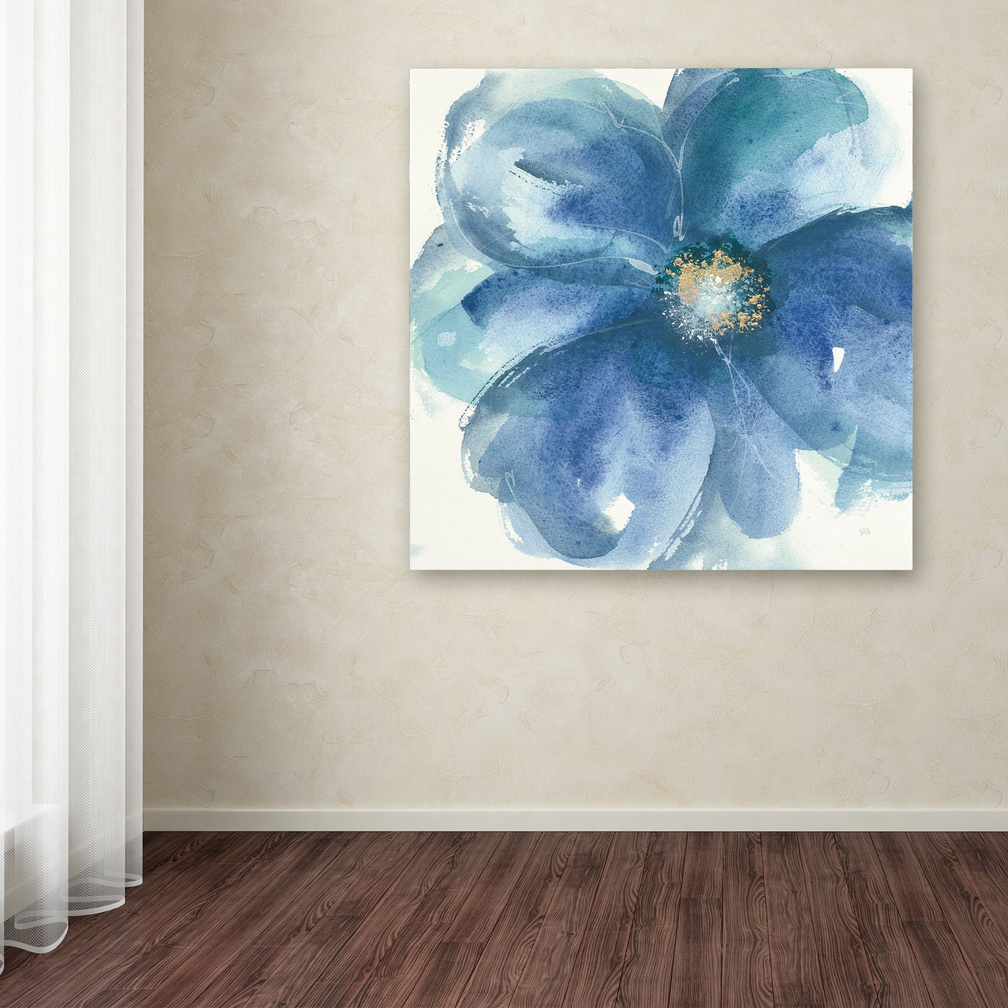 Trademark Fine Art 'Indigo Mint III' Canvas Art by Chris Paschke