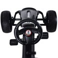 thumbnail image 6 of Topbuy Go Kart Kids Bike Ride on Toys with 4 Wheels and Aadjustabl Seat Black, 6 of 10