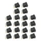 thumbnail image 4 of Interruptor de Balancín Redondo, 3 pin 2 Nivel Fácil de Instalar spst en apaguado Switch 20pcs 12V para Automóvil Auto Barco, 4 of 7