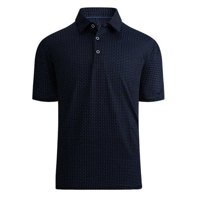 Zmoon Summer Printed Polo Shirt Loose Short-Sleeved T-Shirt