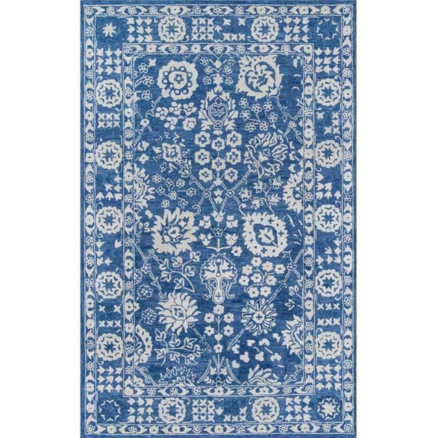 Momeni COSETCOS-3BLU2030 Indian Hand Tufted Area Rug, Blue - 2 x 3 ft.