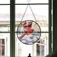 thumbnail image 3 of Cardinal Suncatchers Christmass, Red Cardinal Stained Glass Window Hangings, Red Cardinal Decor, Red Cardinal Keepsake Christmas Ornaments Red-178HD277, Cardinal Stained Glass Art, 3 of 5