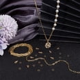 thumbnail image 4 of DIY Chain Bracelet Necklace Making Kit Including Brass Paperclip Chains & Lobster Claw Clasps 304 Stainless Steel Jump Rings Real 18K Gold Plated, 4 of 5