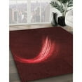 thumbnail image 3 of Ahgly Company Machine Washable Indoor Rectangle Transitional Saffron Red Area Rugs, 7' x 9', 3 of 7