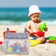 thumbnail image 1 of Mesh Beach Bag Beach Toy Tote Bag Foldable For Family Pool Grocery Storage Net Bag, 1 of 1