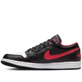 thumbnail image 3 of Ni - ke Air Jordan 1 Low 'White Toe' Black Fire Red Men's Lifestyle Shoes 553558-063, 3 of 5