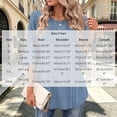 thumbnail image 3 of YuXingFu Going Out Tops for Women Round Neck Pleated Ruffle Hem for Casual Loose Fit Tees Tops Light Blue S, 3 of 8