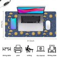 thumbnail image 5 of Long Mouse Pads for Desk,Blue Sun Moon Cloud Star Pattern Desk Mats on Top Of Desks, Desk Mouse Pad Extra Large with 3mm Non-Slip Base and Stitched Edge for Gaming,Office,Work,Home 31.5"x15.7", 5 of 6