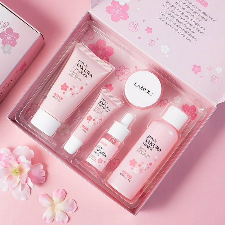 Skin Care Set JAPAN SAKURA Women Beauty Gift Sets Skin Care Kit