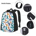 thumbnail image 3 of Fotbe Block Dinosaur Set Escolar 3 en 1 para Niños - Mochila Duradera con Lonchera Aislante y Estuche para Lápices - Mochila Escolar para Niños y Niñas, 3 of 7