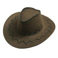 thumbnail image 1 of Chapeau de Soleil à Large Bord Protection Solaire Hommes Femmes Couleur Pure Chapeau Réglable pour l'Extérieur, 1 of 10