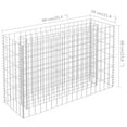 thumbnail image 4 of vidaXL Gabion Lit Surélevé Acier Galvanisé 90x30x60 cm, 4 of 4