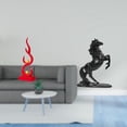 thumbnail image 2 of Figura abstracta de resina, escultura de fuego moderna, adorno para patio, oficina, estantería, paisaje, dormitorio, regalo para amigos., 2 of 8