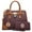 1 Simple Color-Purple, variant on Dasein Women Handbags Top Handle Satchel Purse Shoulder Bag Briefcase Hobo Bag Set 2pcs