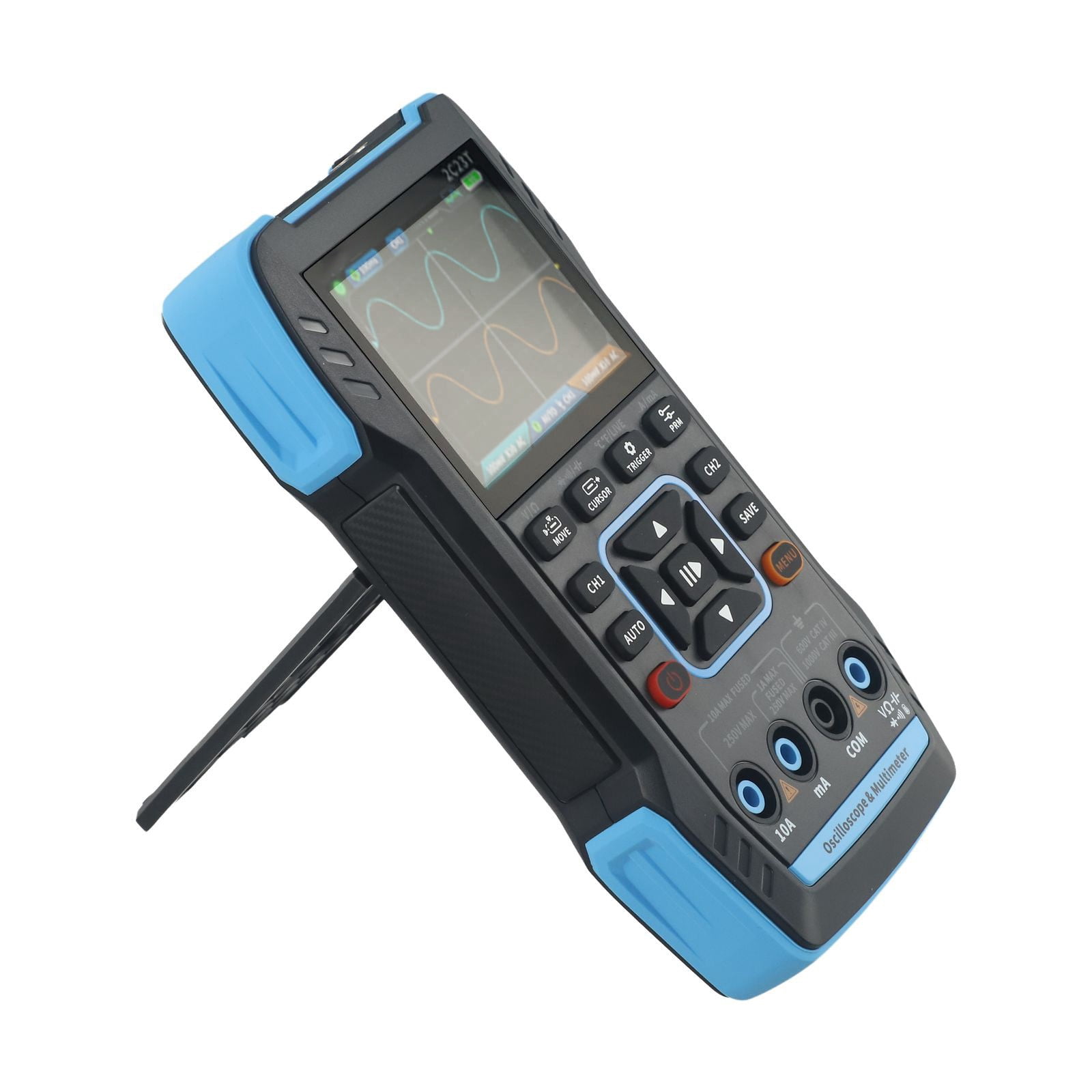 For FNIRSI 2C23T Digital Oscilloscope Multimeter Function Signal Generator Three-in-One Dual Channel 10MHZx2 50MS/s Oscilloscope