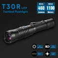 thumbnail image 6 of TrustFire Rechargeable Flashlight T30R LEP Tactical Torch Lamp Searchlight 20000 Lumen Long Throw with Batteries for Outdoor Hunting, 6 of 13