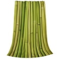 thumbnail image 2 of Vsdgher Green Bamboo Fence Ultra-Soft Micro flannel Blanket Throw Blankets for Couch Sofa, Bed (4 sizes)-60"x50", 2 of 7