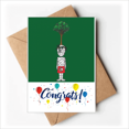 thumbnail image 1 of tunisian tree soccer cartoon Wedding Cards Congratulations Greeting Envelopes, 1 of 3