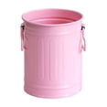 thumbnail image 6 of Ouuluon Pen Holder for Desk Multi-Functiona Pencil Cup, Pink Vintage Industrial Style Desk Organizer with Handle for Office Home Art Supplies, 6 of 6