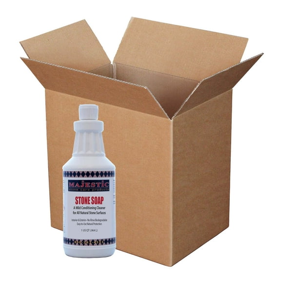 Majestic Stone Soap (Case/12 Qt.): Natural Stone Surface Cleaner and Conditioner