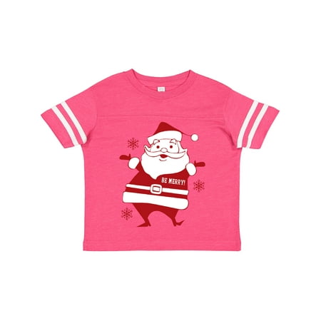 

Inktastic Be Merry Santa Gift Toddler Boy or Toddler Girl T-Shirt