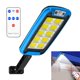 thumbnail image 3 of Sensor de movimiento de lámpara impermeable de luz de pared de calle solar LED para porche de entrada Azul 240COB 10Grid kusrkot luz de paisaje al aire libre, 3 of 8