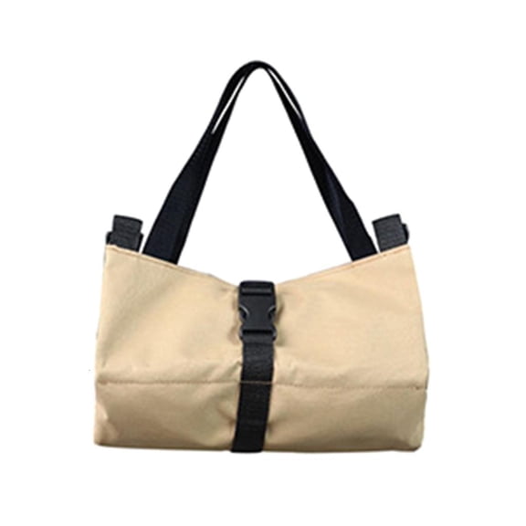 MOMOJIA Versatile Canvas Tool Roll Bag with 5 Zippered Pockets Car Motorcycle Electricians