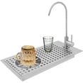 thumbnail image 6 of Miumaeov Cup Washer Sink with Faucet, Stainless Steel Glass Rinser with Drain Drip Tray Recessed Pitcher Rinser with Drain Pipe & Inlet Pipe, 6 of 7
