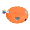 thumbnail image 1 of Toy de gato interactivo Toy Cat Feather Ejuicio para juguete para gatos de interior aburrido Busque el juego Fun de reemplazo de plumas automáticas Naranja, 1 of 8