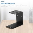 thumbnail image 4 of 4Pack Headphone Hanger Under Desk Hook Holder Wall Mount, Under Table Design, Universal Fit All Headphones, 4 of 8