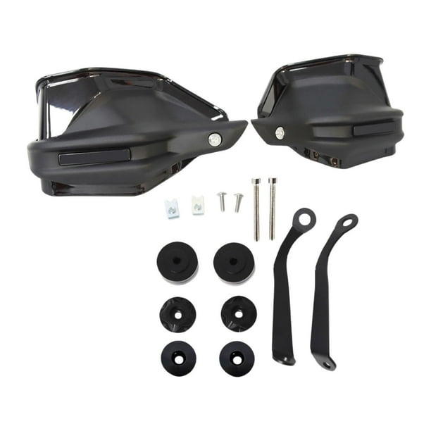 Cabrionero del manillar de motocicletas para modelos 368G Protector de mano de motocicleta profesional resistente para accesorios de motocicletas Negro