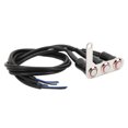 thumbnail image 3 of Electric Bike Button Switch, Motorcycle Handlebar Switch LED Stainless Steel Water Proof for Horn Headlight Spot Lamp, 3 of 7