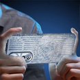 thumbnail image 5 of Compatible For Honor 90 Phone Case Hollow Heat Dissipation TPU+Aluminum Alloy ic Back Cover Blue, 5 of 5