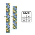 thumbnail image 6 of Yayeee Table Runner 70 inches Long Home Kitchen Dinning Party Decoration, Green Lemon Plaid, 6 of 7