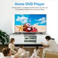 thumbnail image 6 of Dcenta DVD Player Home DVD CD Disc Player Digital Multimedia Player U Disk Playback HD AV Output with Remote Control, 6 of 10