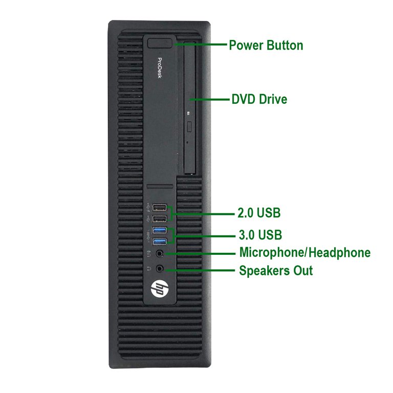 HP Quad Core i7 Desktop Computer PC 32GB RAM 1TB SSD HDMI Wi-Fi