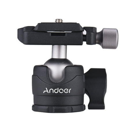 Image of Andoer Ball type gimbal Video Ballhead Mount Plate And Bubble Ball Head Video 8 7 6s 6/5/4/3+ Level Dslr Camera With Quick Release And Bubble Level Ballhead Mount With Dslr Camera X Bubble Level Dslr