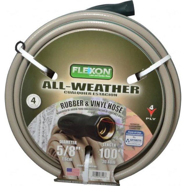 100 Foot AllWeather Garden Hose, Made in USA