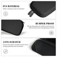 thumbnail image 2 of Cat Flat Art, Carrying Case For Nintendo Switch & OLED Version, Eva Pouch Case for Console & Accessories with 10 Game Card Slot & Wristband, Black, 2 of 6