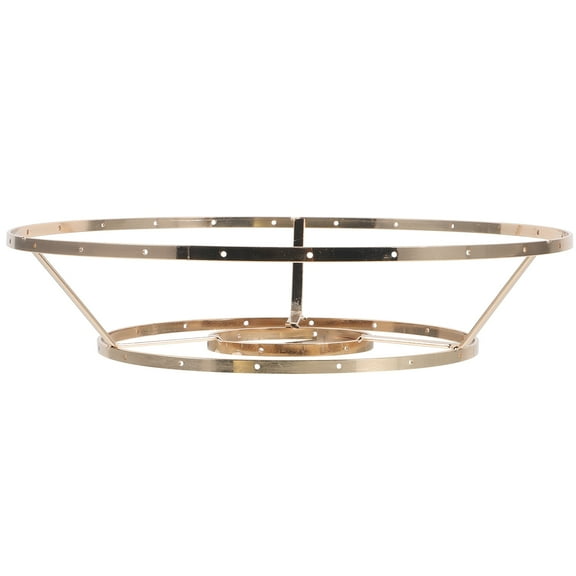 OFFIGAM Golden Iron Lamp Shade Frame for Pendant Lights, Hanging Lamps, and Home Lighting Fixtures Decor