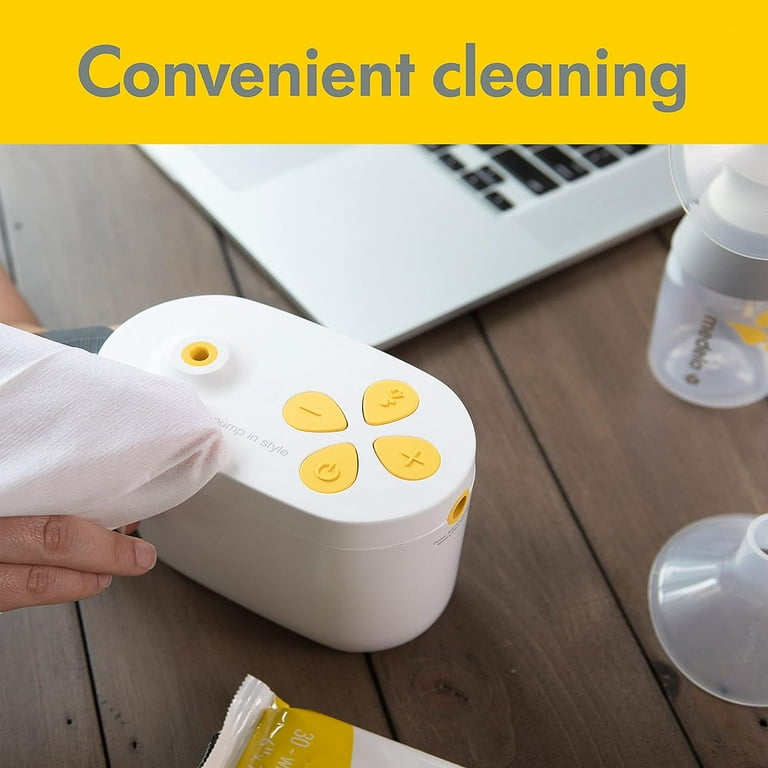 Breast pump store cleaning wipes