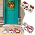 thumbnail image 1 of RuiJiao Clearance Christmas Faux Rug Bathroom Absorbent Non-Slip Foot Mat Sofa Bedside Rug Entryway Door Mat Gingerbread House Rug Gnome, 1 of 9
