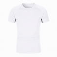 thumbnail image 4 of NIEWTR Baby Toddler Solid Color Short Sleeve T-Shirts for Boys Boys Summer Basic Cotton Crewneck Tee Shirt Tops（White,8-9 Years), 4 of 7