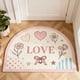 thumbnail image 1 of Felpudo antideslizante para cocina con el Día de San Valentín | Alfombra absorbente de poliéster para entrada y baño | Felpudo blanco de 40 x 60 cm con reverso antideslizante, 1 of 6