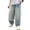 Blue, variant on Boys Baggy Jeans Wide Leg Elastic Waist Casual Denim Pants for Boys Jean Pants Ripped Summer Loose Streetwear Teen Trousers