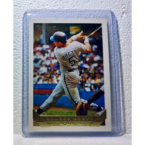 George Brett 1992 Topps Gold MLB #397 Baseball Card Kansas City Royals