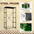 thumbnail image 4 of 4 Drawer Vertical Storage Dresser corn plant field with Wood Top Fabric Pull Drawers, 4 of 8