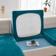 thumbnail image 2 of 2024 Soft Velvet Sofa Seat Cushion Cover - Stretch Non-Slip Sofa Cover Couch Cushion Covers for Sectional Sofa L Shape  Sofa Cushion Slipcover Furniture Protection (Grey  Large Single Sea, 2 of 13