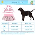thumbnail image 2 of Ropa para mascotas SSuperp bikini para perros pequeños con diseño de escamas de pez M, 2 of 5